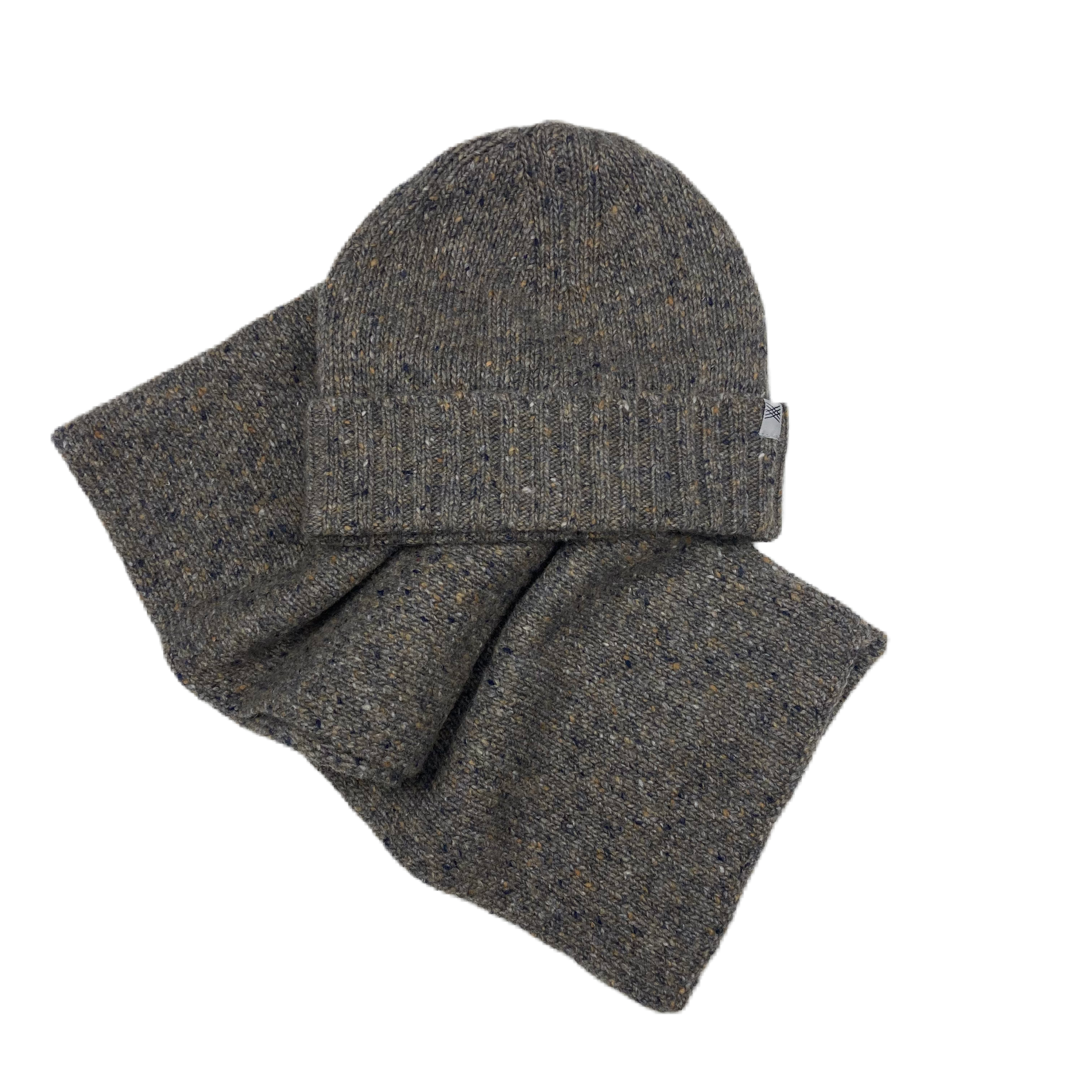 Repose Ams. - Hat and scarf brown melee 8y
