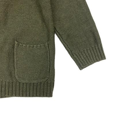 Repose Ams. - Knitted cardigan army green 2y