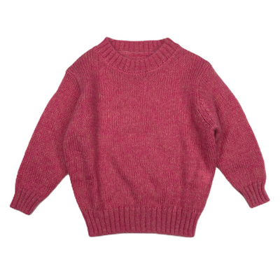 Repose ams. - Oversized knitted sweat pinkish coral 2y & 14y