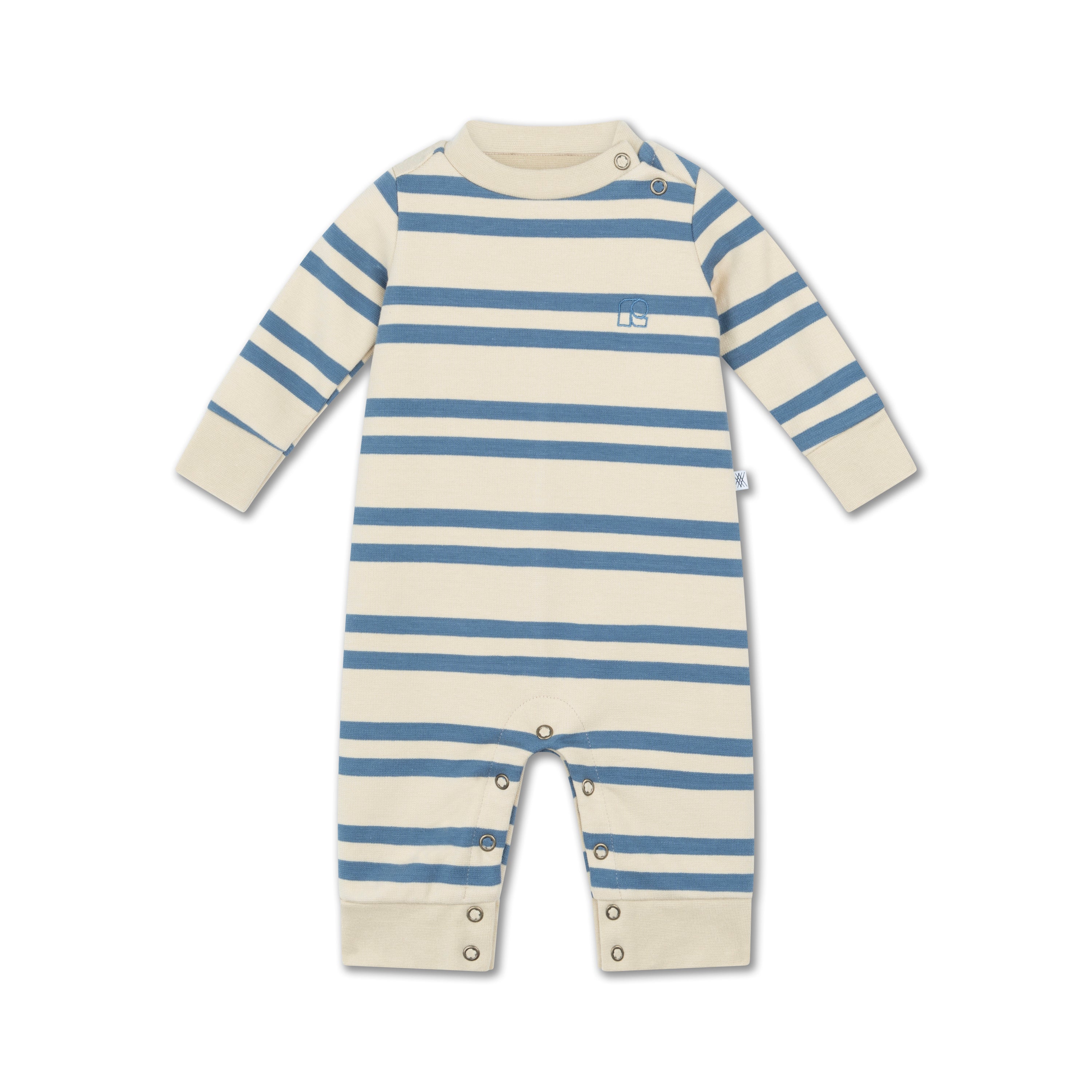 one suit - shadow blue sand stripe