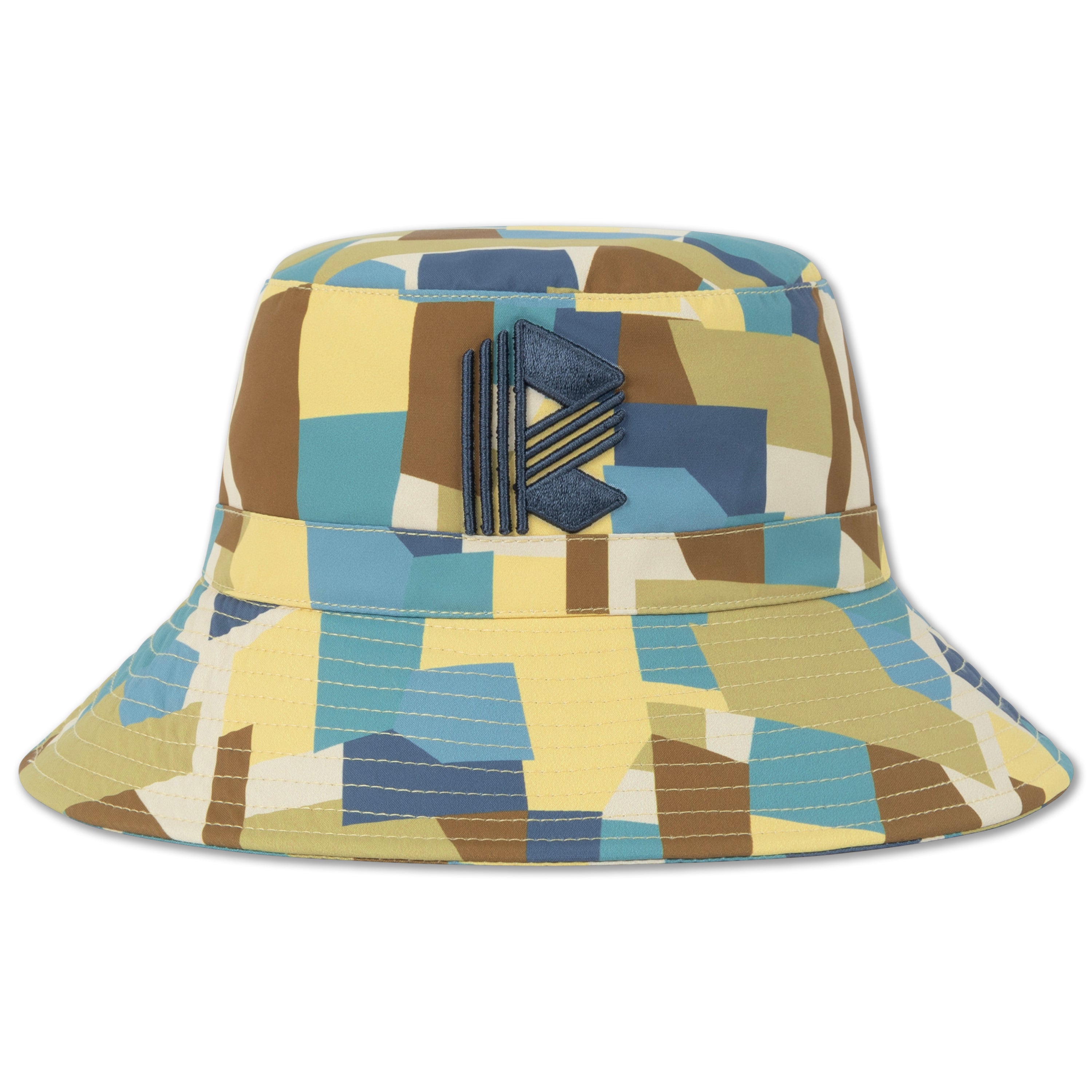 bucket hat - army color block