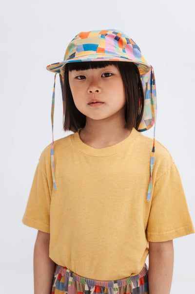 summer hat - graphic color block