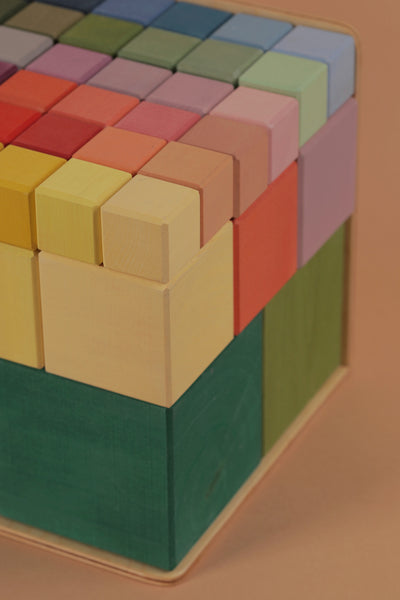 Raduga Grez big triple cubes set colorful