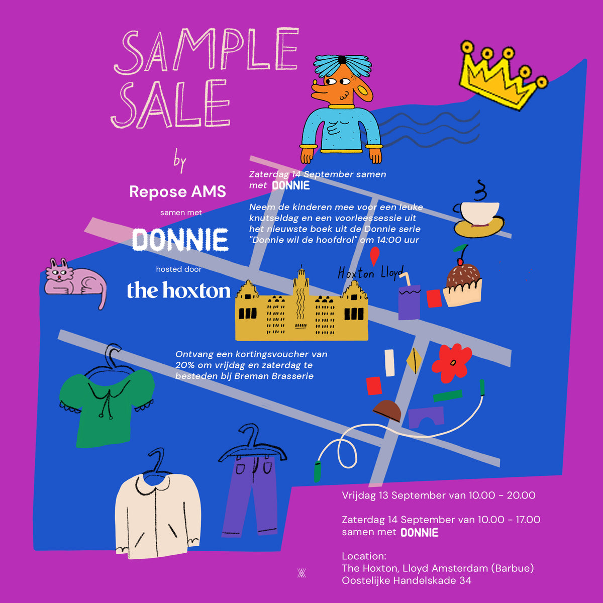 Sample Sale x Donnie x the Hoxton Lloyd
