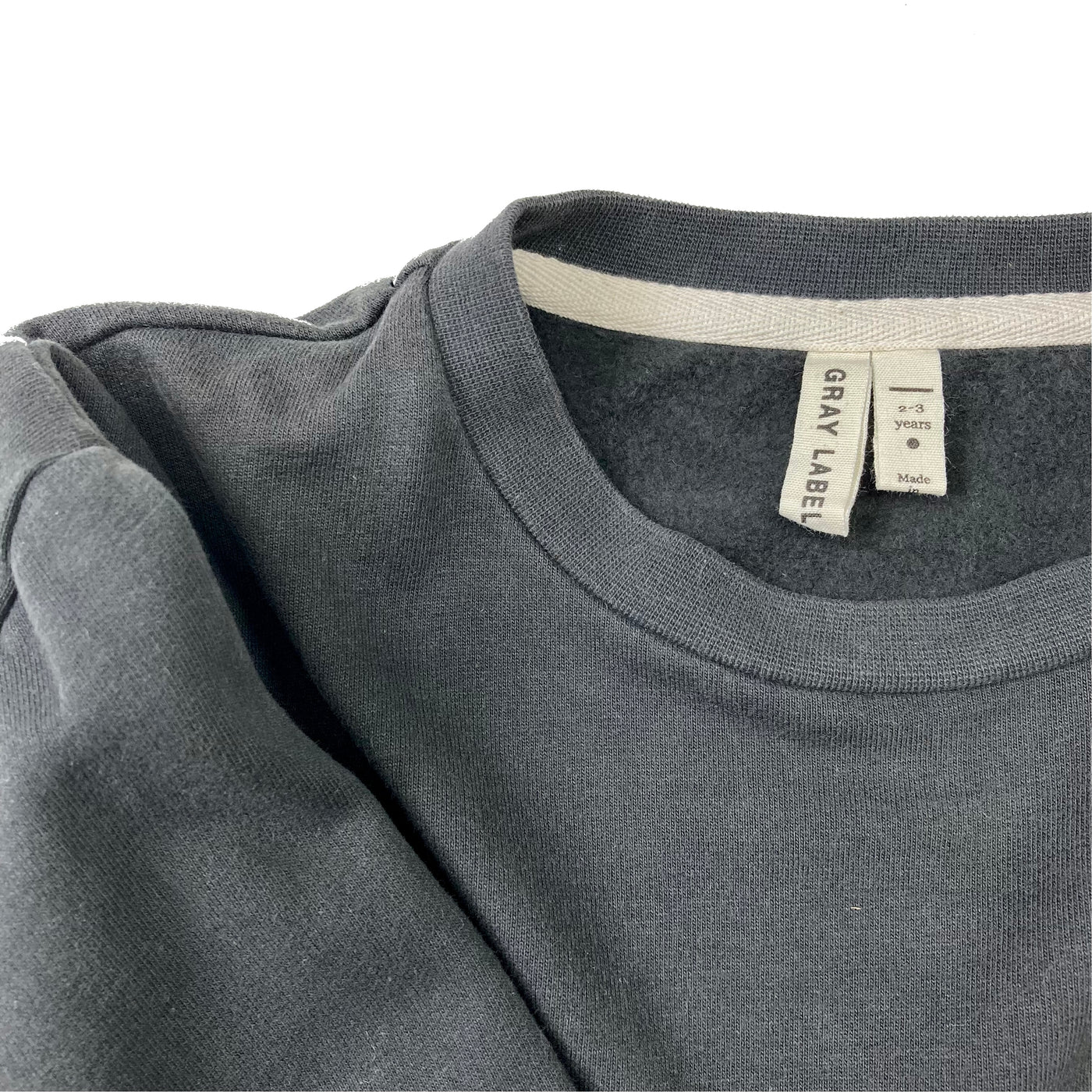 Gray Label crop sweatshirt 2/3y