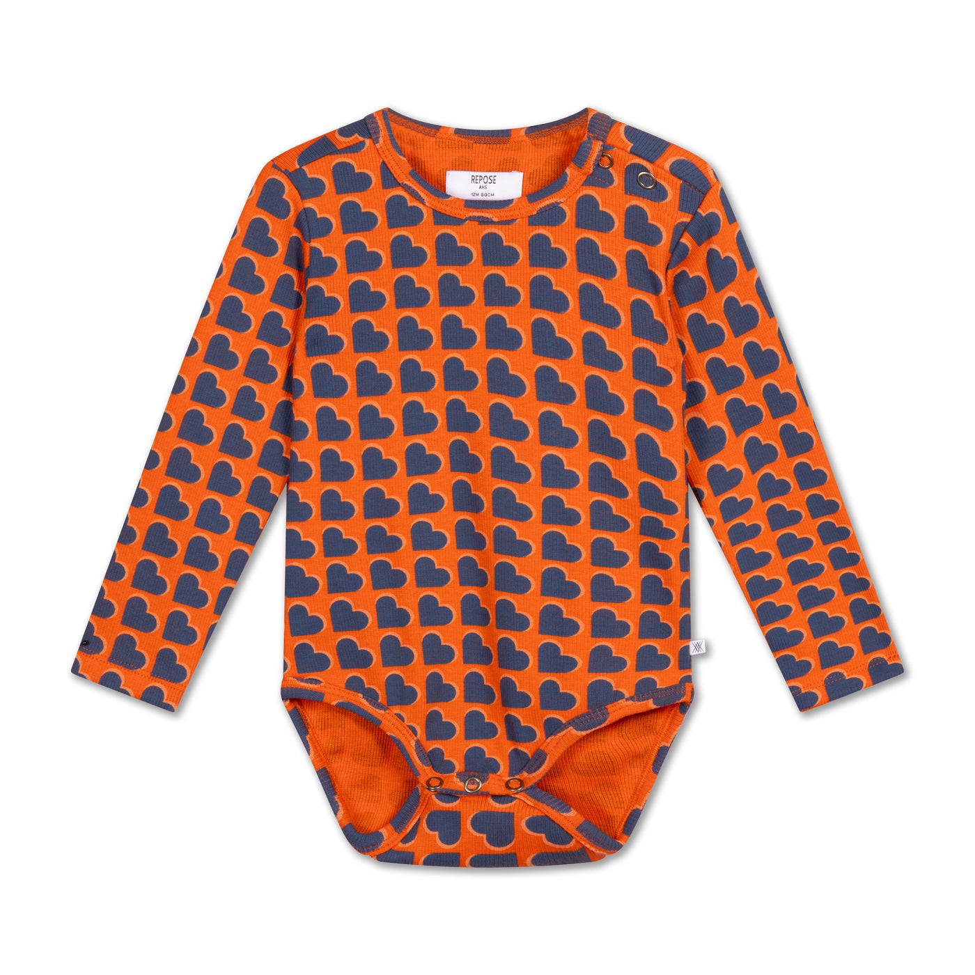 Bodysuit LS - Double heart