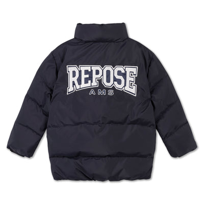 puffer coat - graphite night