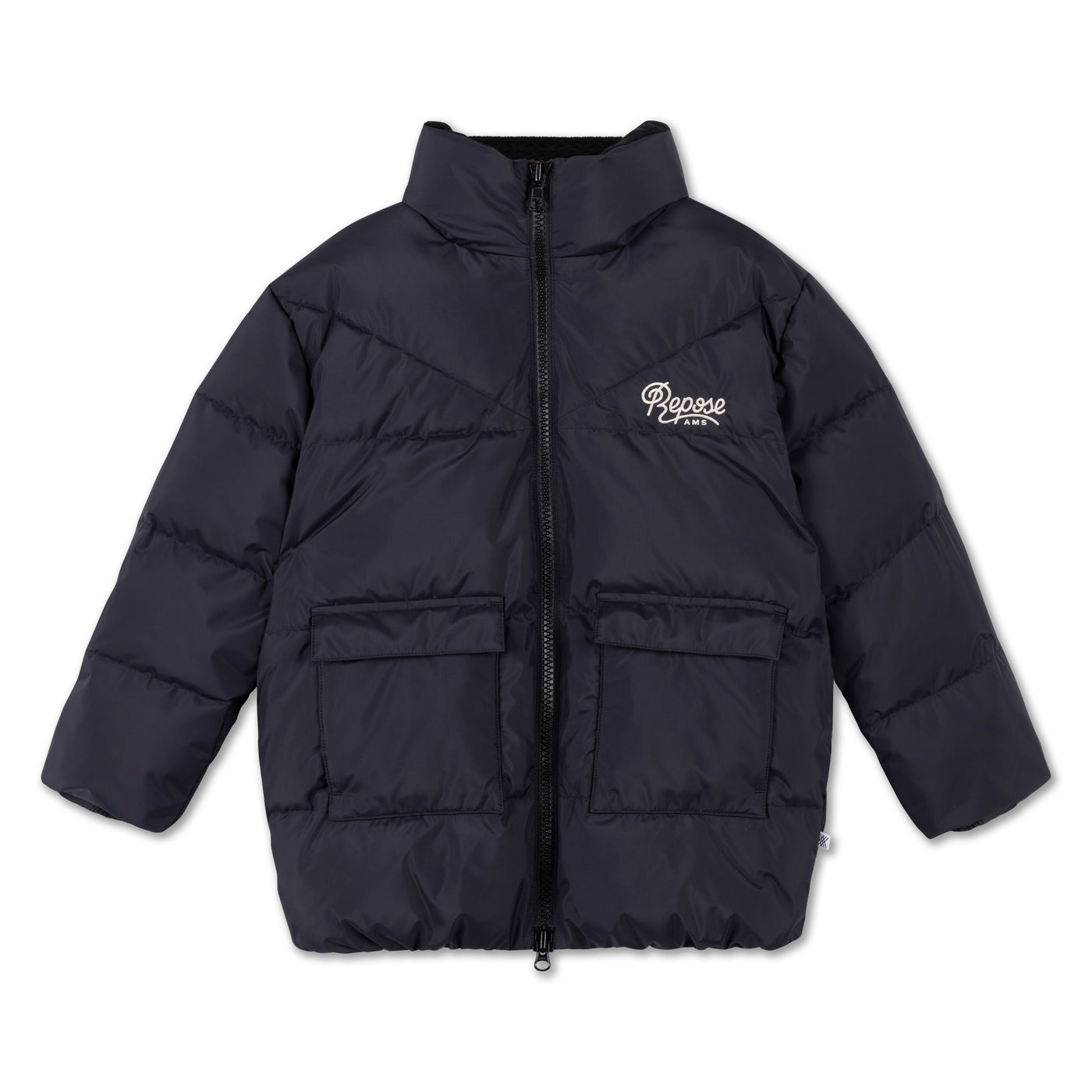 puffer coat - graphite night