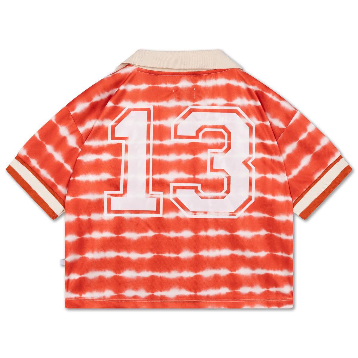 Sport jersey - flame red tie dye