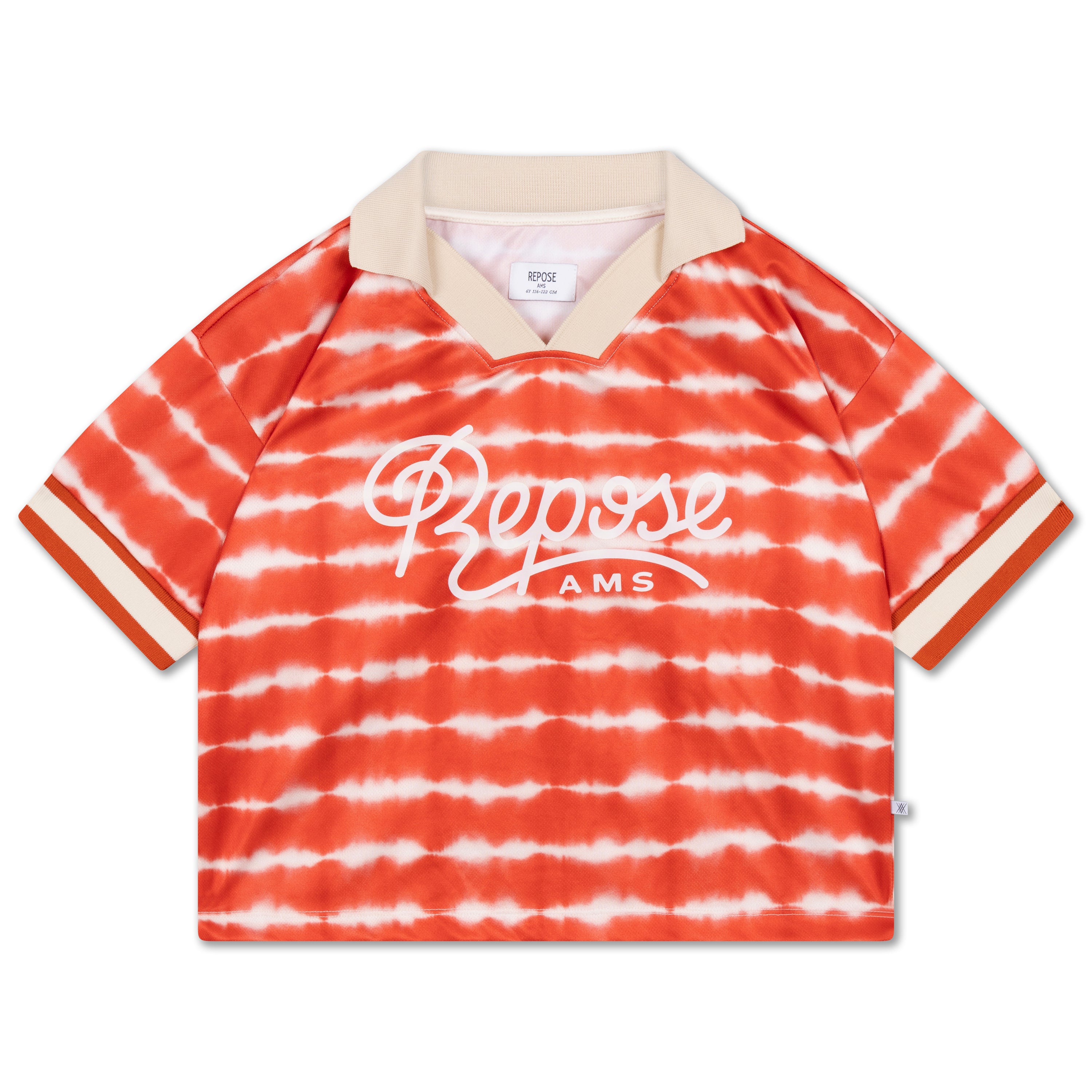 Sport jersey - flame red tie dye