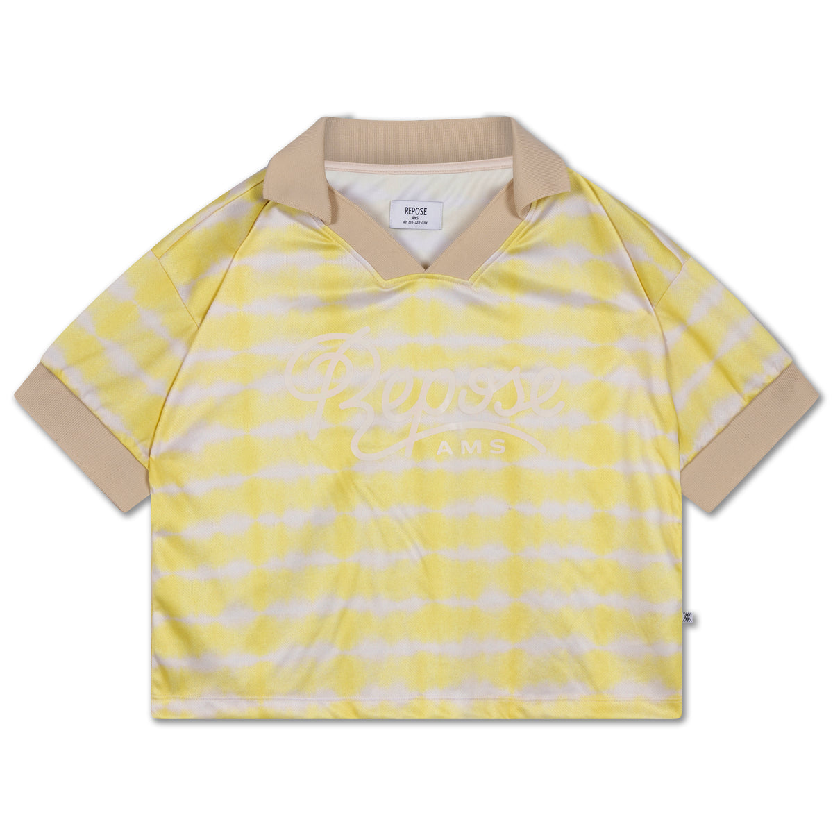 Sport jersey - fresh yellow tie dye