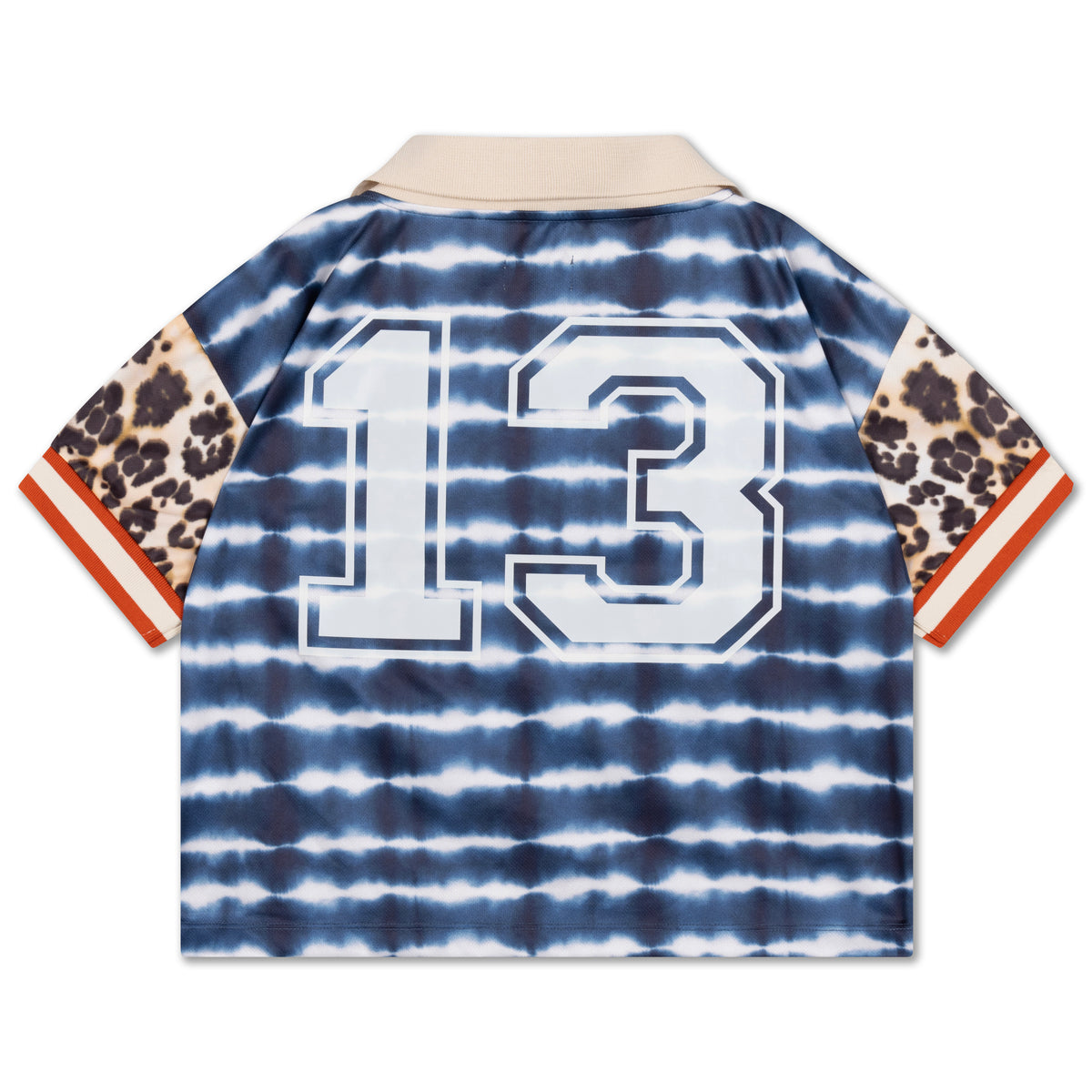 Sport jersey - sea blue tie dye color block