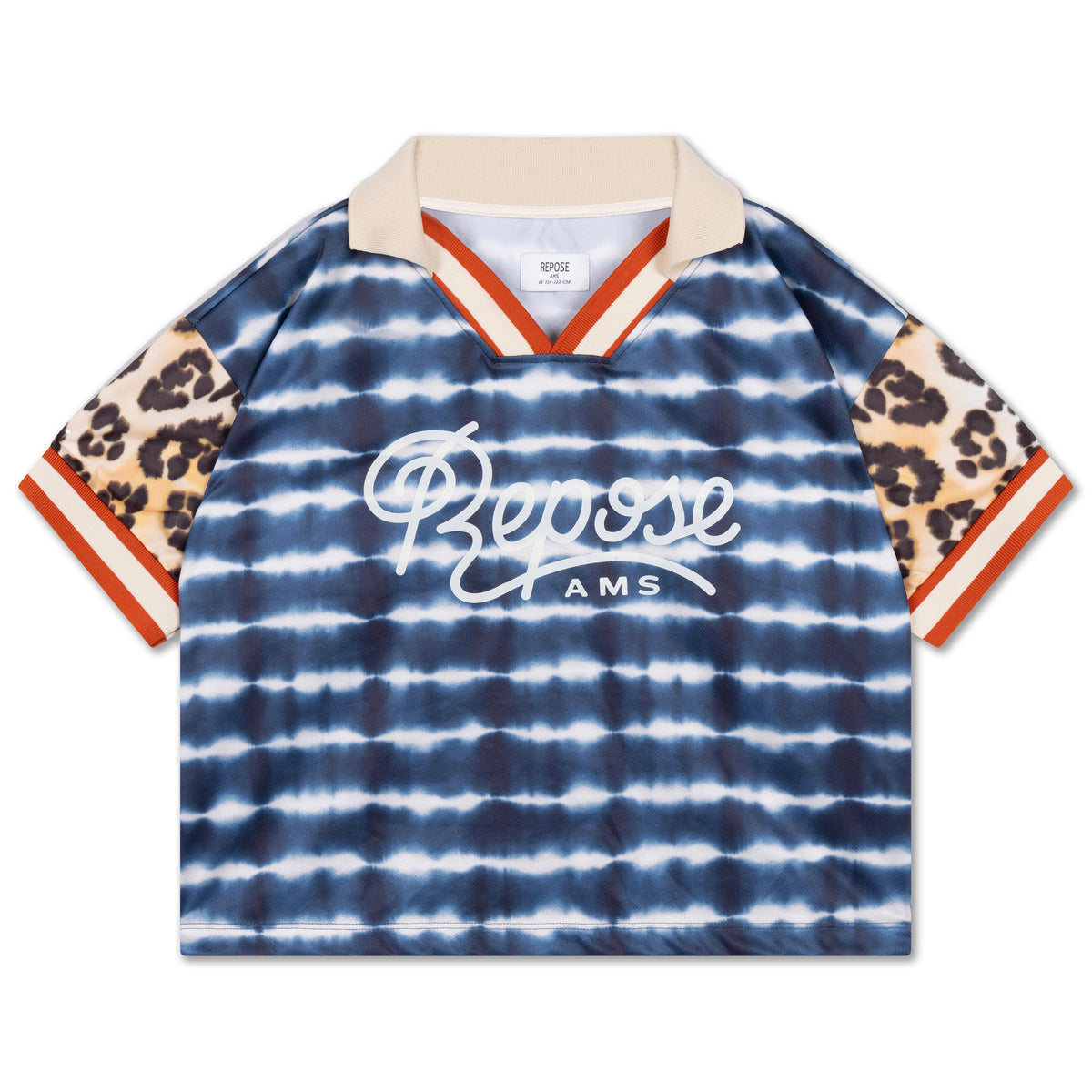 Sport jersey - sea blue tie dye color block