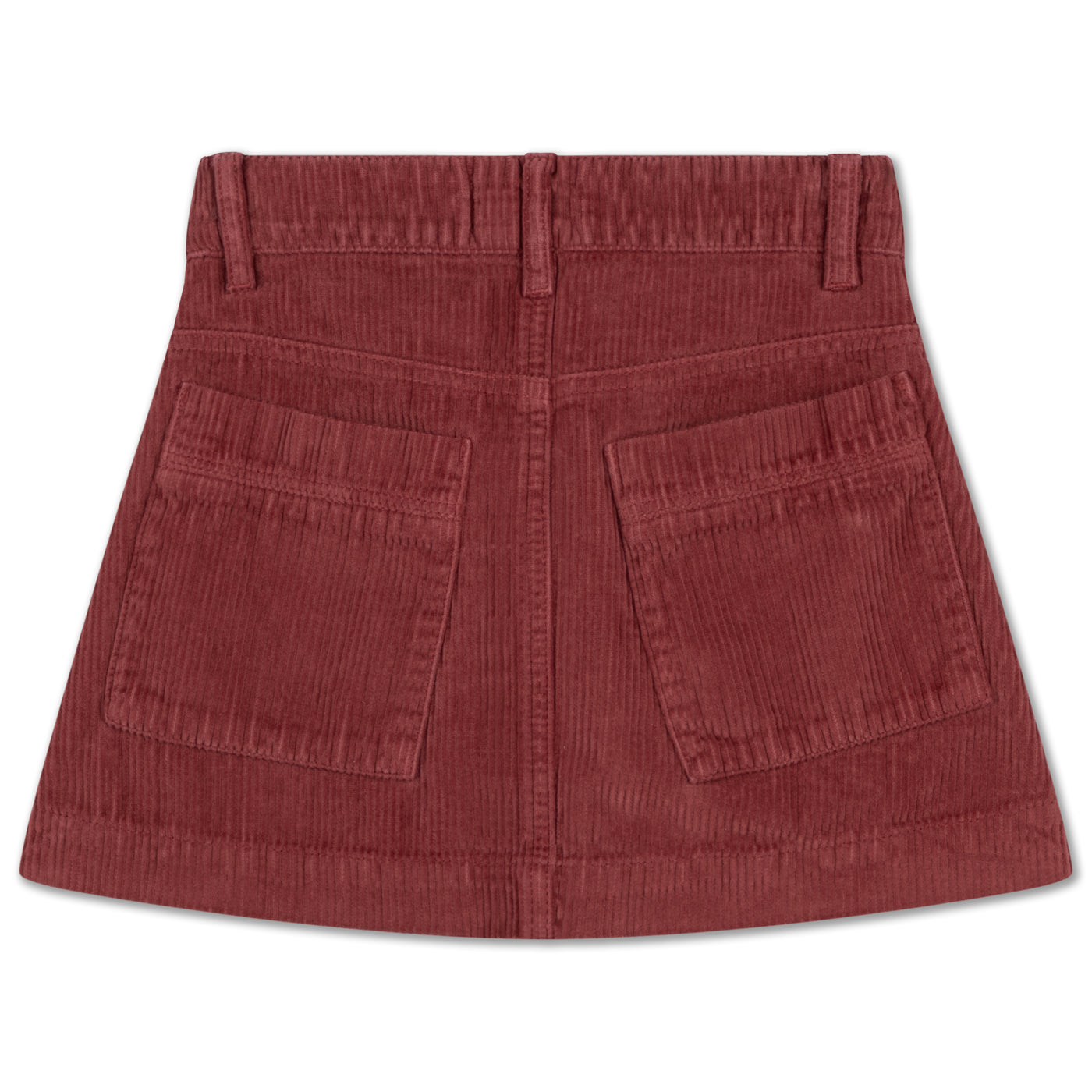 button down skirt - berry jam