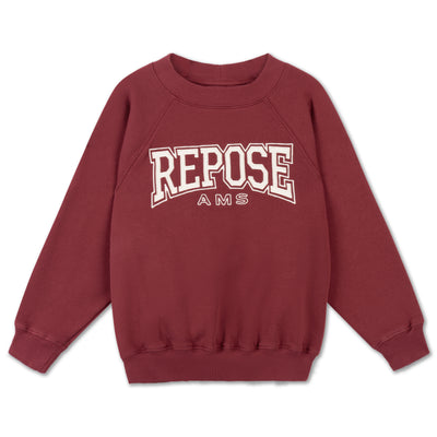 raglan sweater - royal burgundy