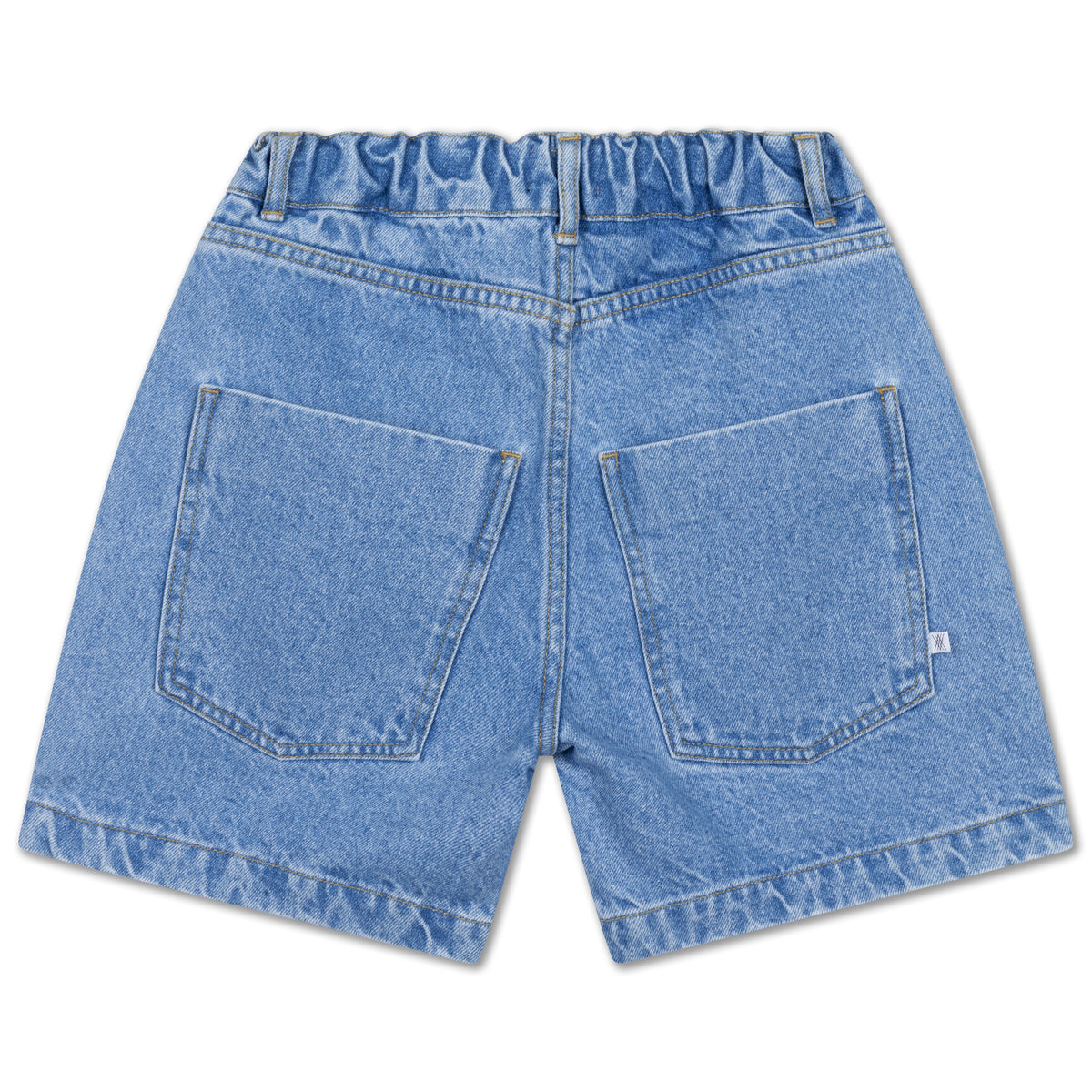 short - steel blue
