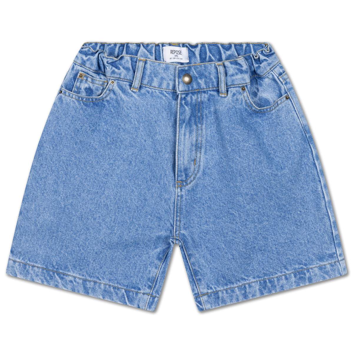 short - steel blue