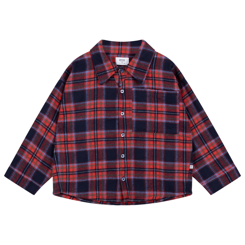 shirt - firecracker horizon check