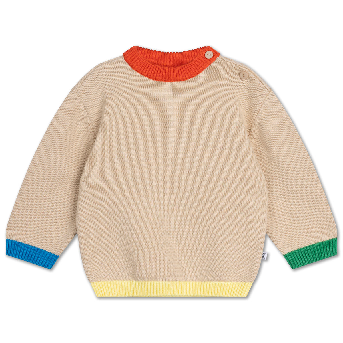 knit sweater - color block