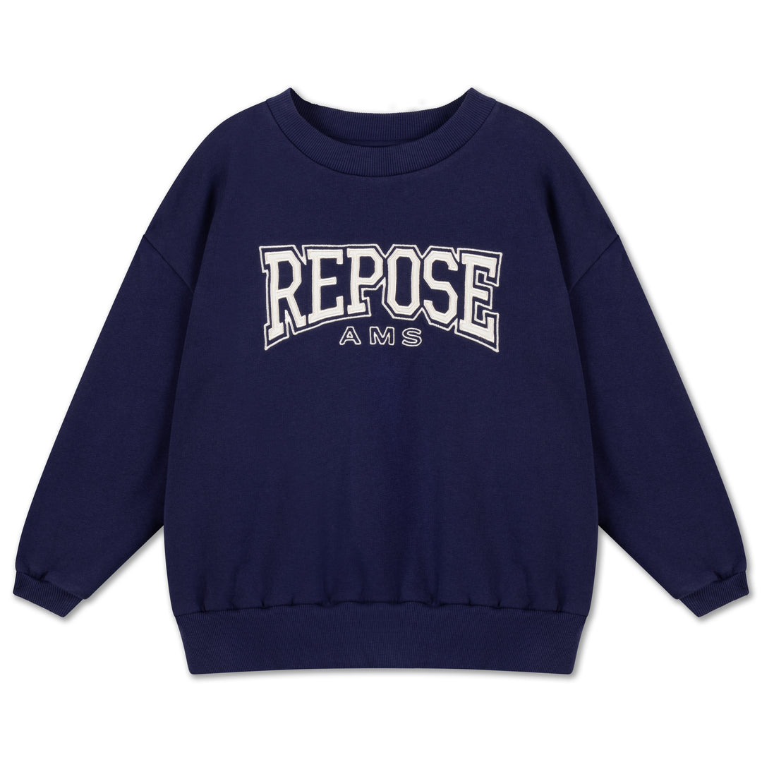 こども ビームス - 【新品未使用】REPOSE AMS knit boxy sweater 14y REPOSE AMS / oversized boxy sweater - multi blu
