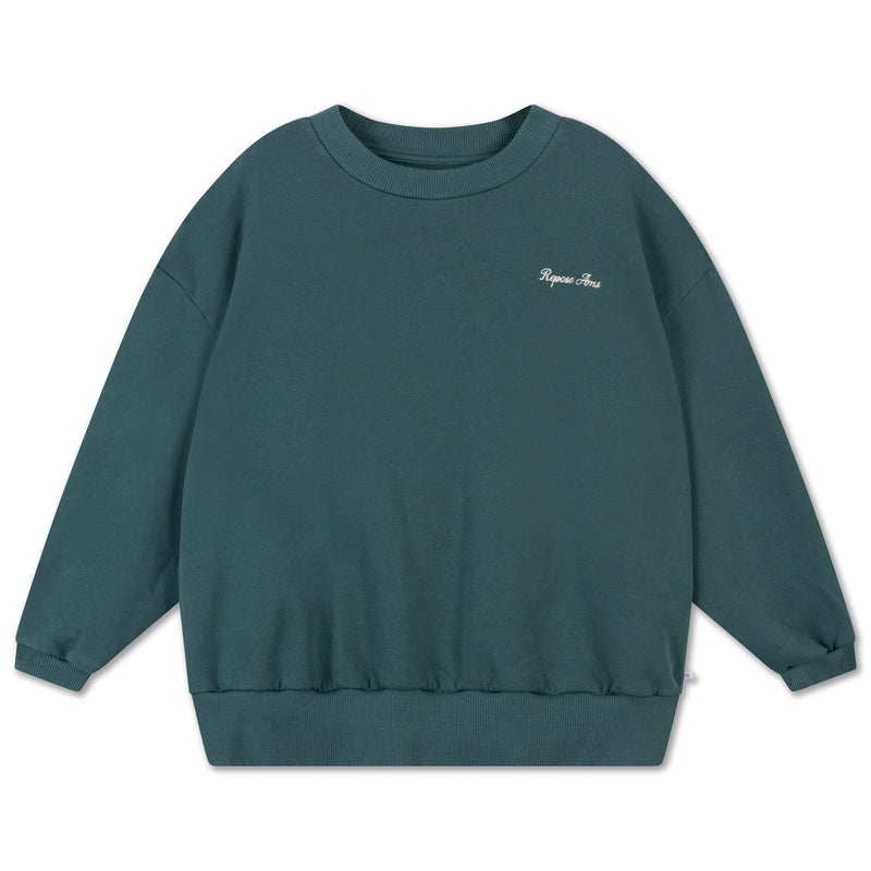 cozy sweater - country green