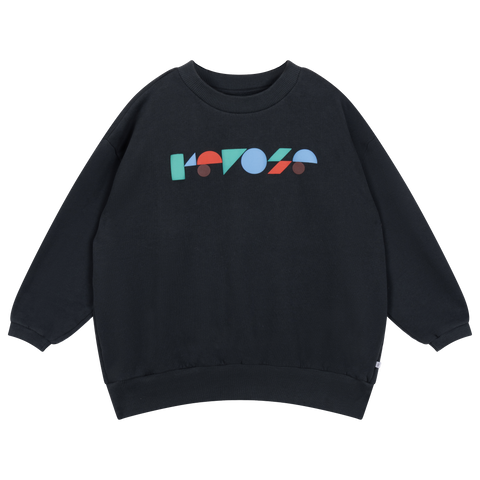 cozy drop sweater - moonless night black