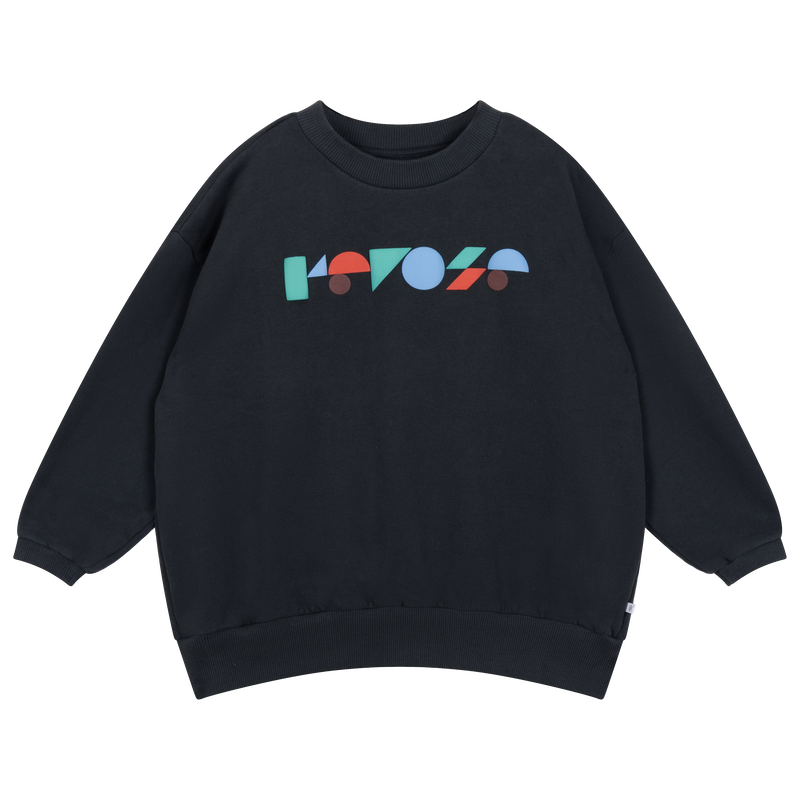 cozy drop sweater - moonless night black