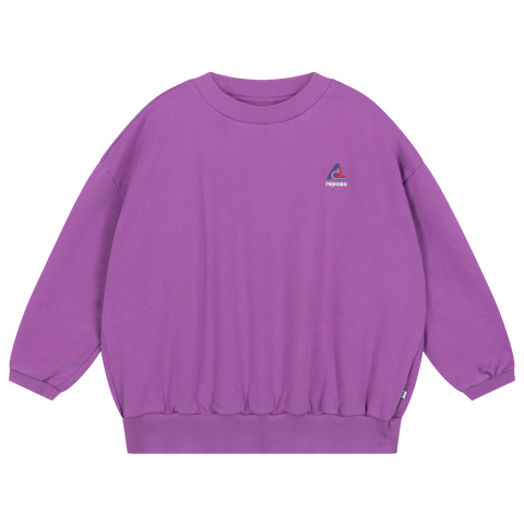 cozy drop sweater - purple orchid