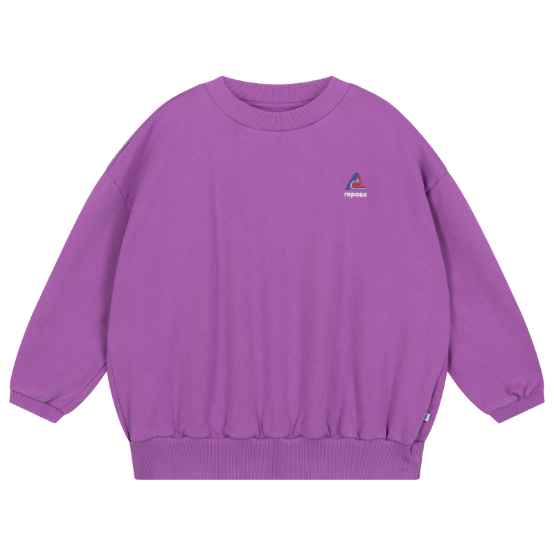 cozy drop sweater - purple orchid