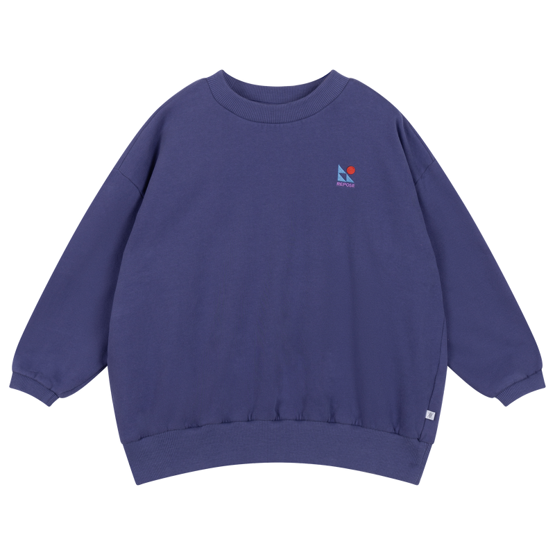 cozy drop sweater - eclipse blue