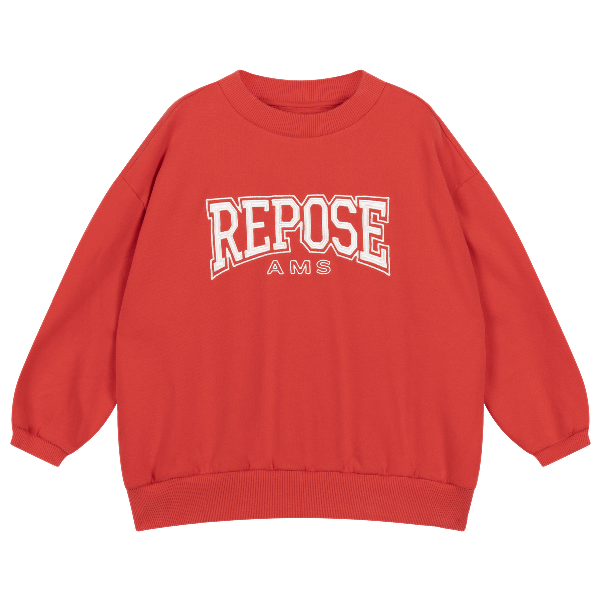 cozy drop sweater - firecracker red