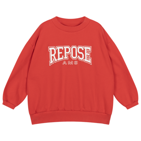 cozy drop sweater - firecracker red