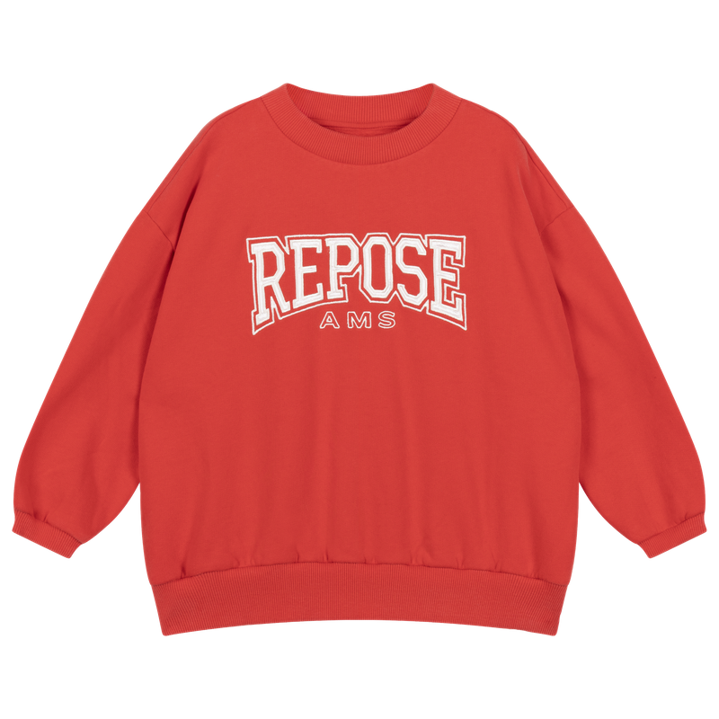 cozy drop sweater - firecracker red