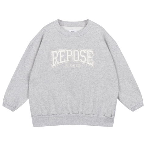 cozy drop sweater - light mixed grey