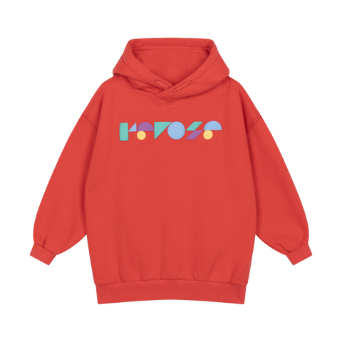 hoodie - firecracker red