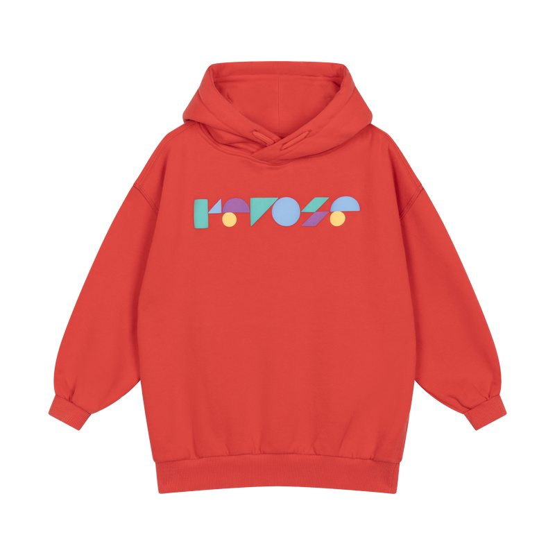 hoodie - firecracker red