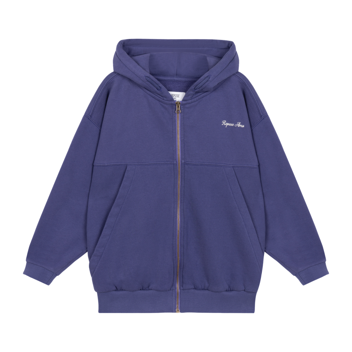 zip hoodie - eclipse blue