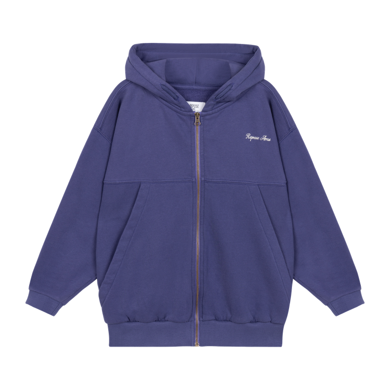 zip hoodie - eclipse blue