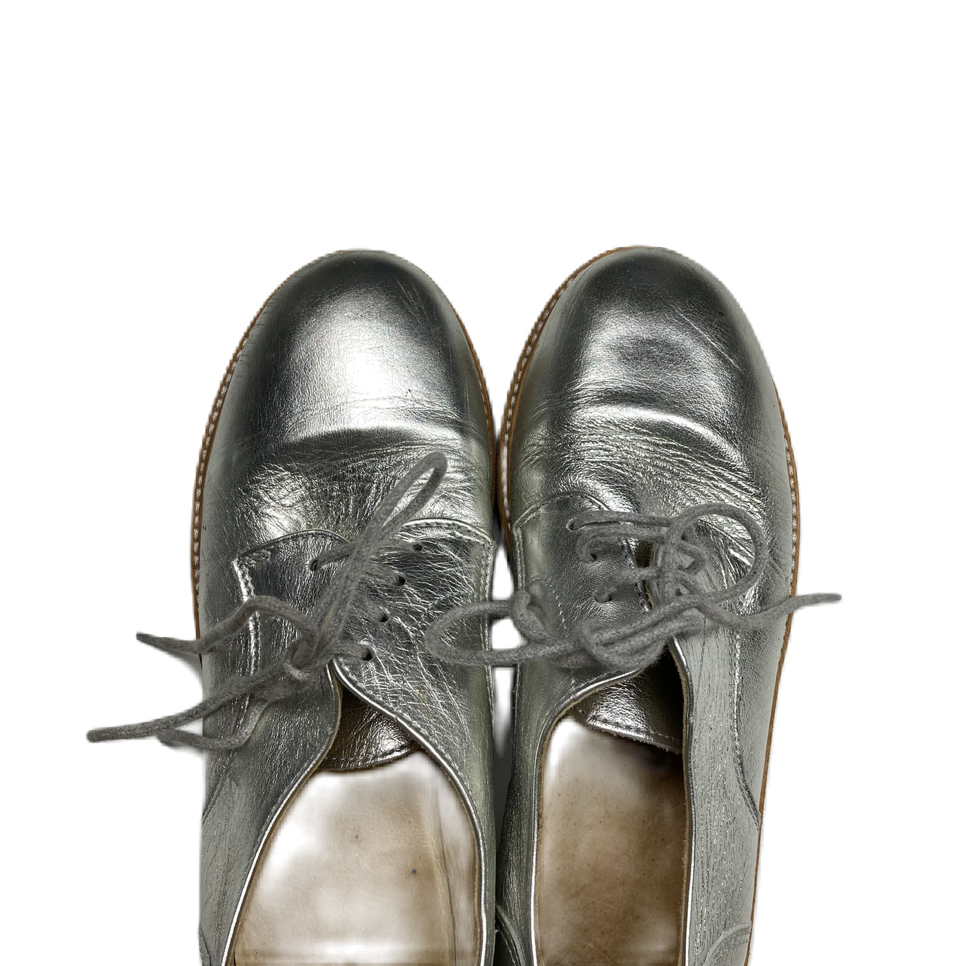 Young Soles - Shoes Shiny Silver EUR36