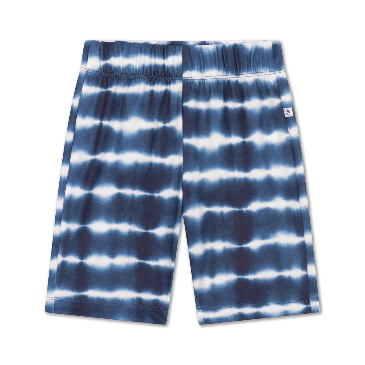 Biker short - sea blue tie dye