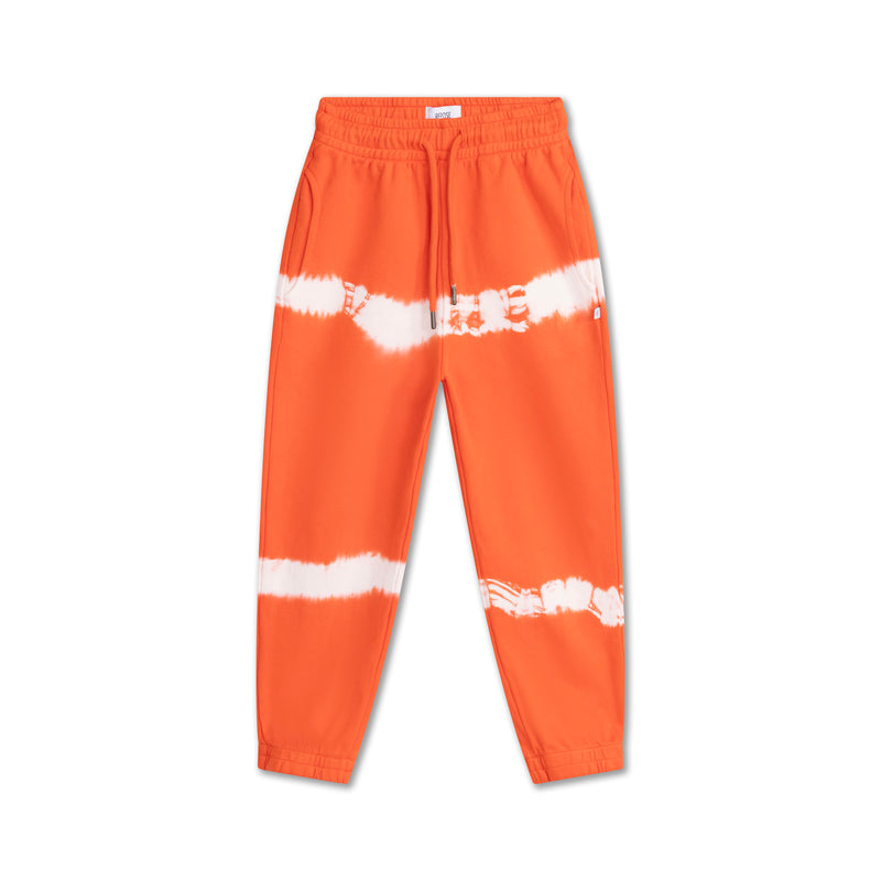 sweatpants - fiesta red tie dye