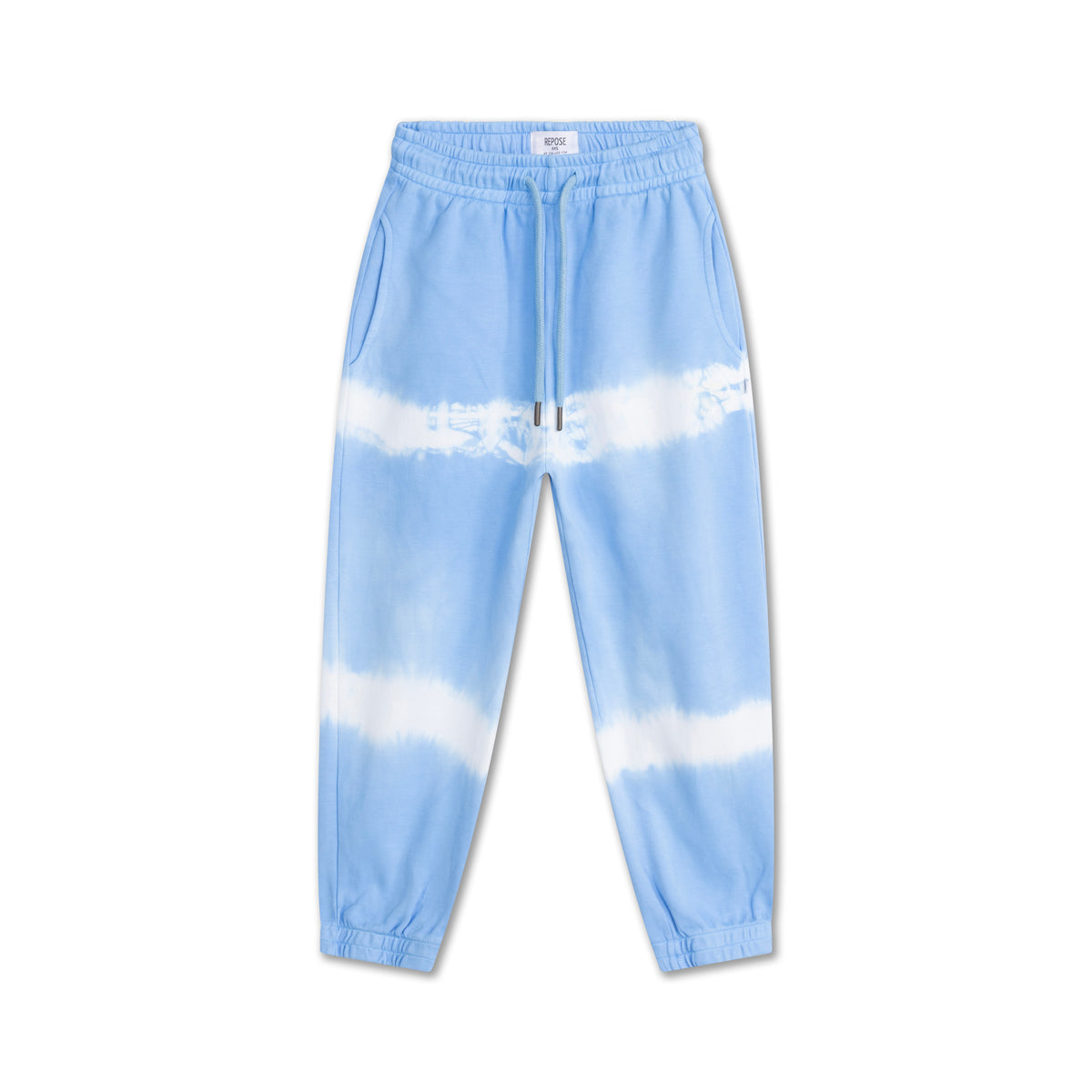 sweatpants - summer day blue tie dye