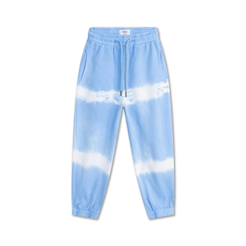 sweatpants - summer day blue tie dye