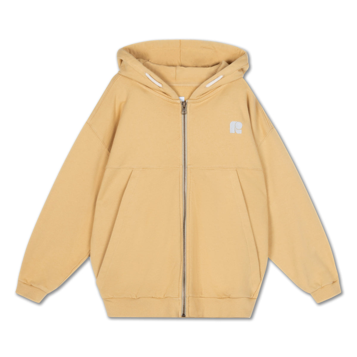 zip hoodie - golden oat