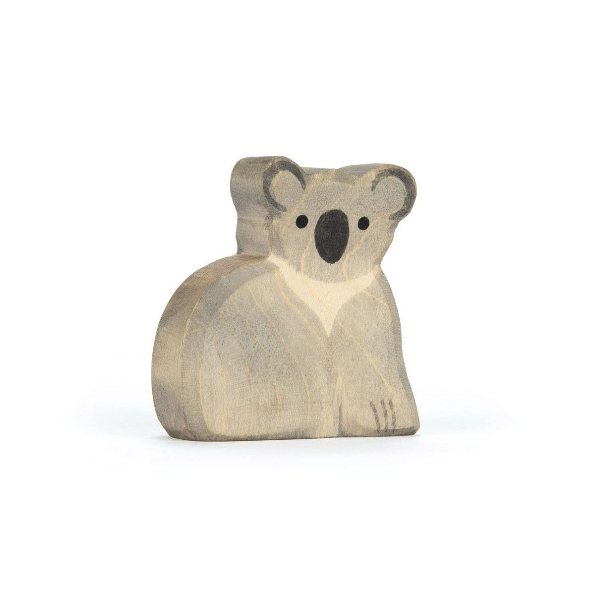 Handcrafted wooden koala figurine – natural toy for imaginative play and nature-inspired storytelling.