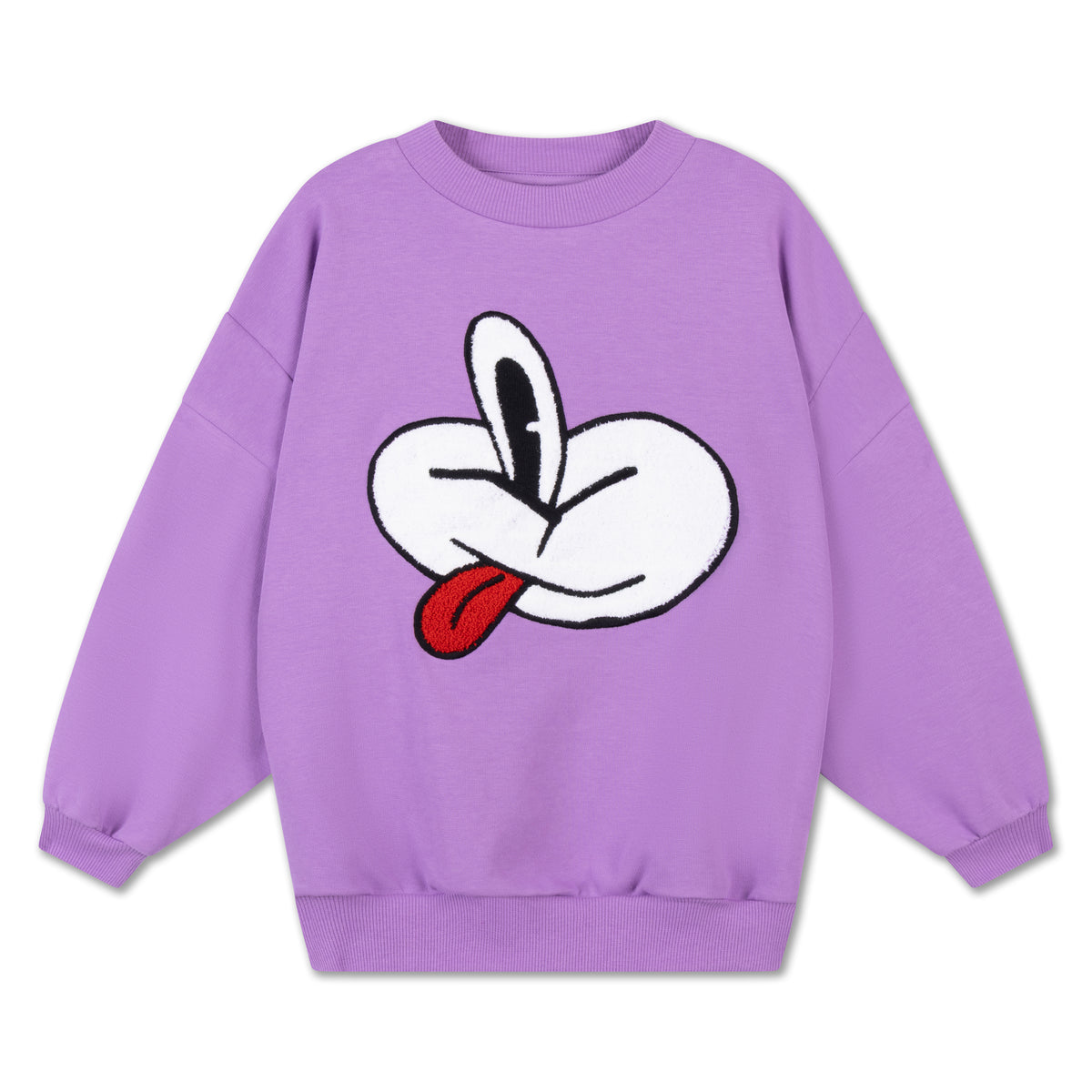 crewneck sweater - violet lavender