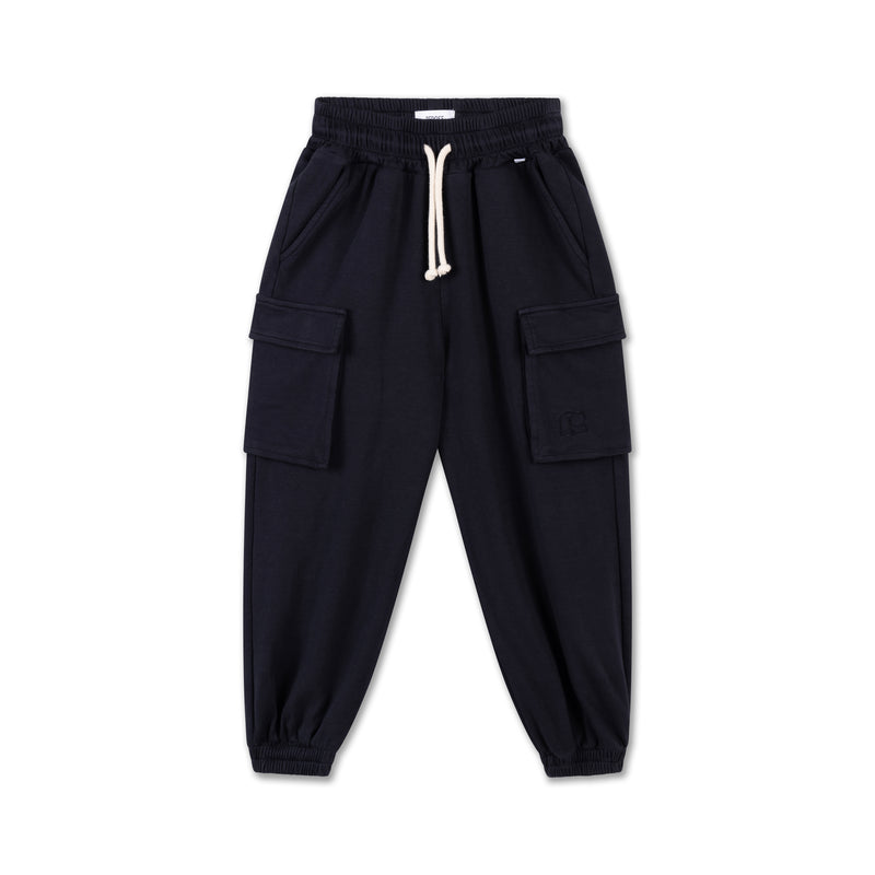 cargo sweatpants - graphite night
