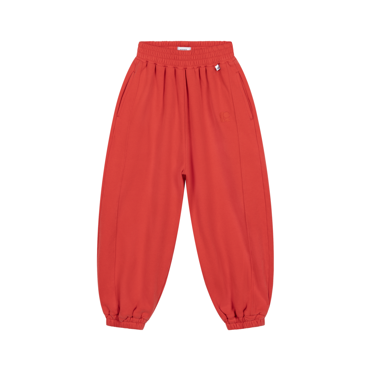 loose fit sweatpants - firecracker red