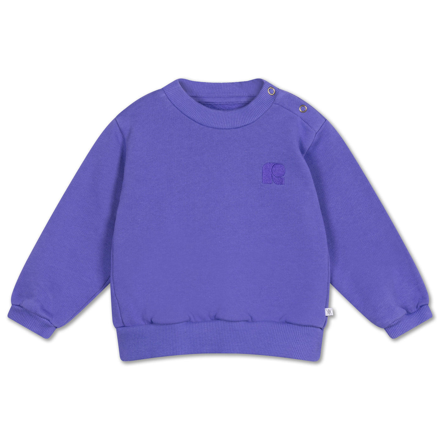 Cozy drop shoulder sweater - Royal bloom