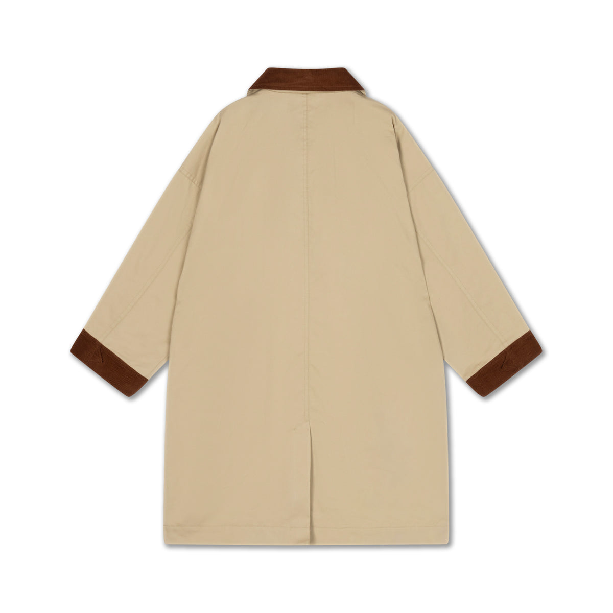 oversized boxy coat - sand